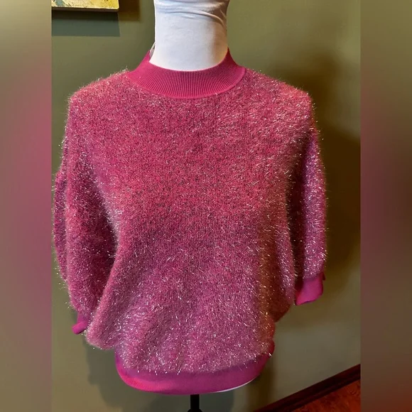 Anthropologie Violetta Tinsel Sweater By Maeve - Picture 2 of 9